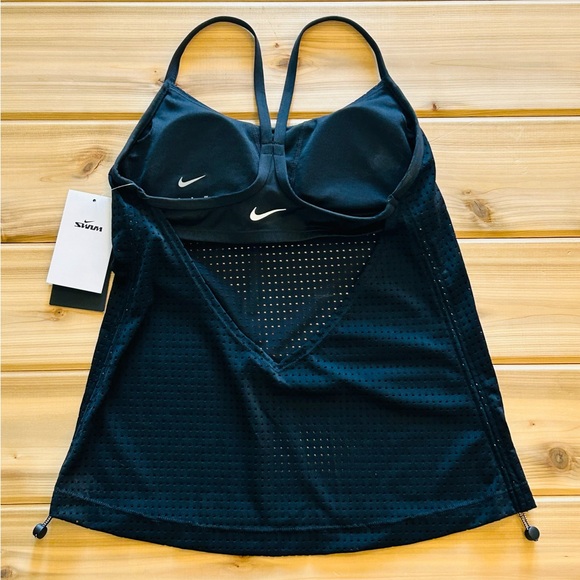 NEW Nike Essential Layered Tankini Top in Black size Small NWT - Picture 10 of 16